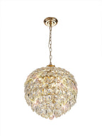 Diyas Coniston 6 Light Medium Pendant Light in Gold with Crystal