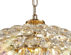 Diyas Coniston 6 Light Medium Pendant Light in Gold with Crystal
