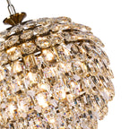 Diyas Coniston 6 Light Pendant Light in Antique Brass