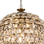 Diyas Coniston 6 Light Pendant Light in Antique Brass