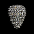 Diyas Coniston 6 Light Tall Wall Light in Polished Chrome IP44
