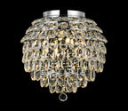 Diyas Coniston 8 Light Ceiling Light in Polished Chrome IP44
