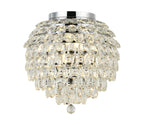 Diyas Coniston 8 Light Ceiling Light in Polished Chrome IP44