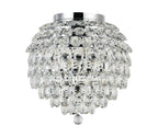 Diyas Coniston 8 Light Ceiling Light in Polished Chrome IP44