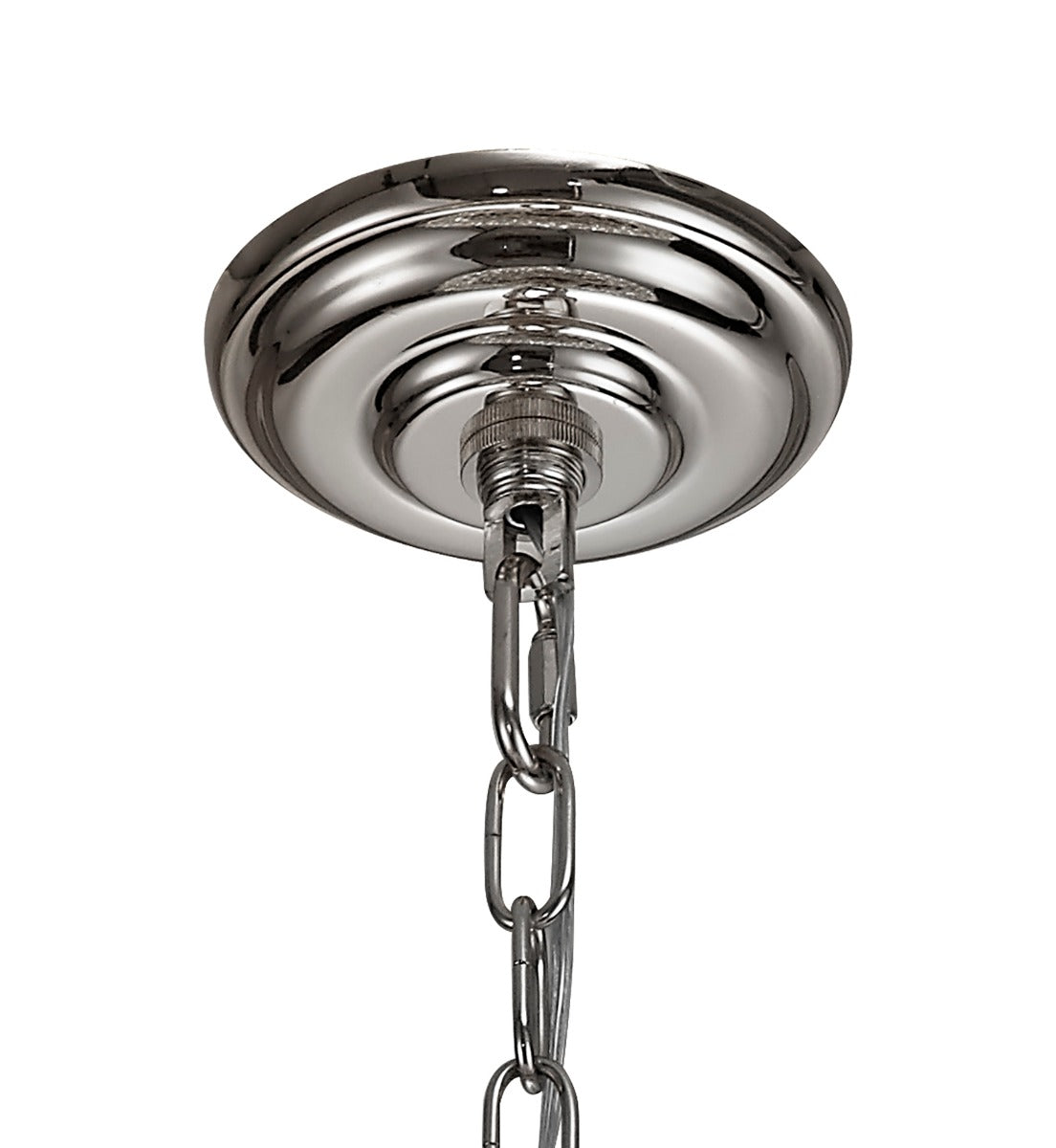 Diyas Coniston 9 Light Large Pendant Light in Polished Chrome with Crystal