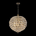 Diyas Coniston 9 Light Pendant Light in Antique Brass