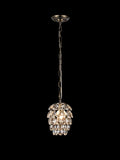 Diyas Coniston Pendant Light in Antique Brass and 5 Layers