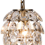 Diyas Coniston Pendant Light in Antique Brass and 5 Layers