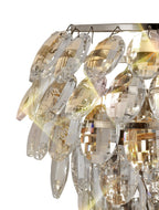 Diyas Coniston Single Wall Light in Polished Chrome with Crystal