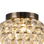 Diyas Coniston Wall Light in Antique Brass