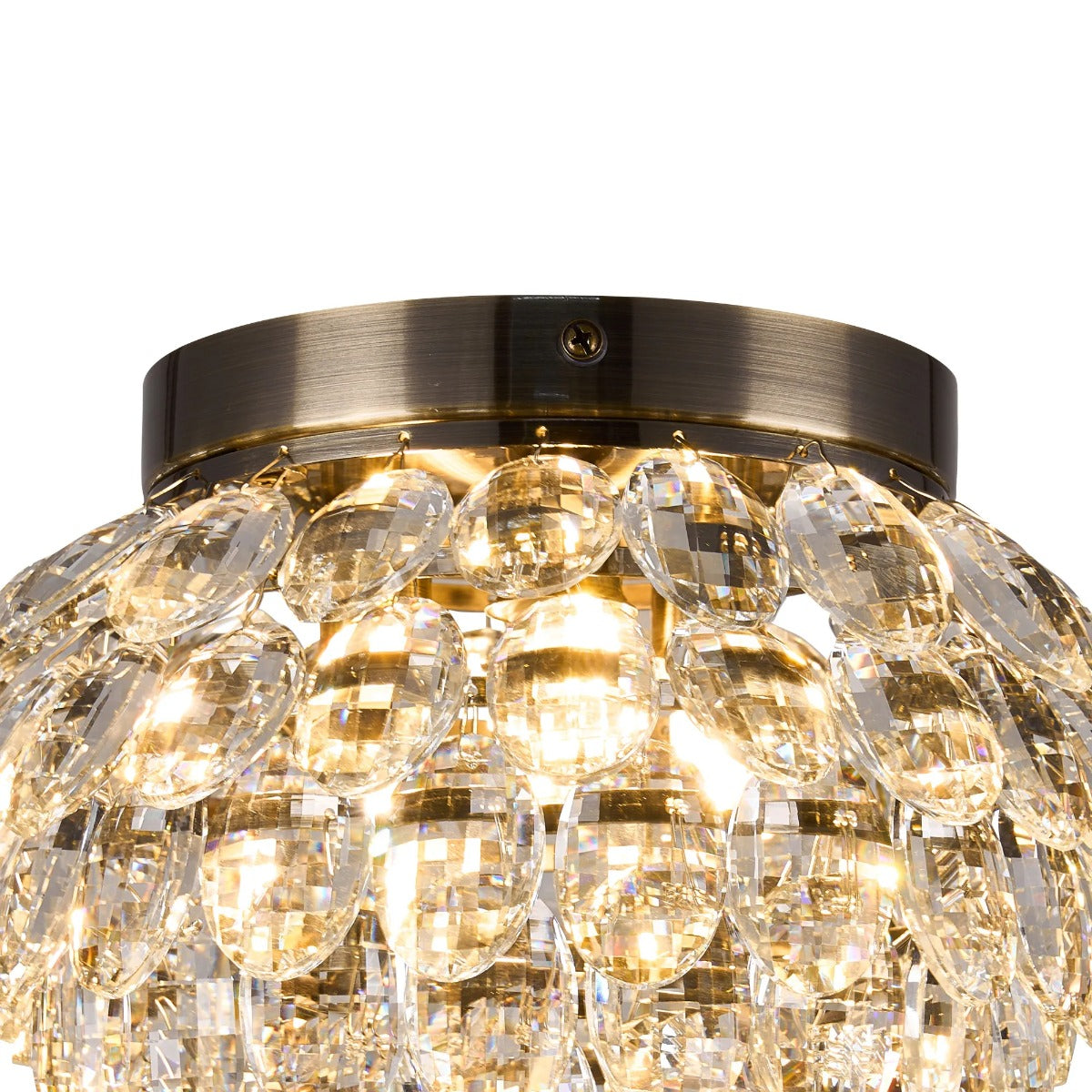 Diyas Coniston Wall Light in Antique Brass