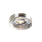 Diyas Crystal Bubble Round Recessed Downlight with Clear Rim