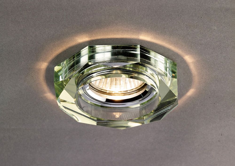 Diyas Deep Hexagonal Recessed Rim in White Wine Crystal - RIM ONLY
