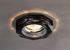 Diyas Deep Hexagonal Rim in Black Crystal - RIM ONLY