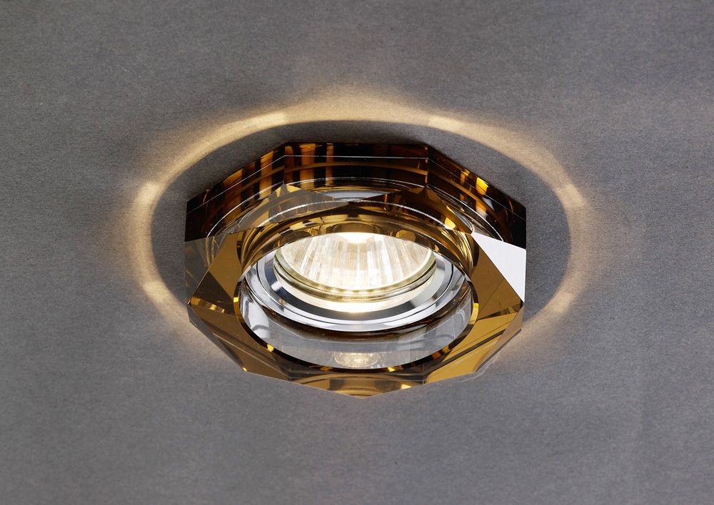 Diyas Deep Hexagonal Rim in Bronze Crystal - RIM ONLY