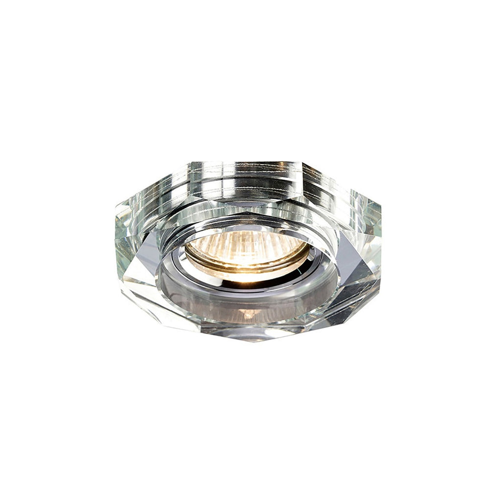 Diyas Deep Hexagonal Rim in Clear Crystal - RIM ONLY