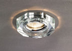 Diyas Deep Hexagonal Rim in Clear Crystal - RIM ONLY