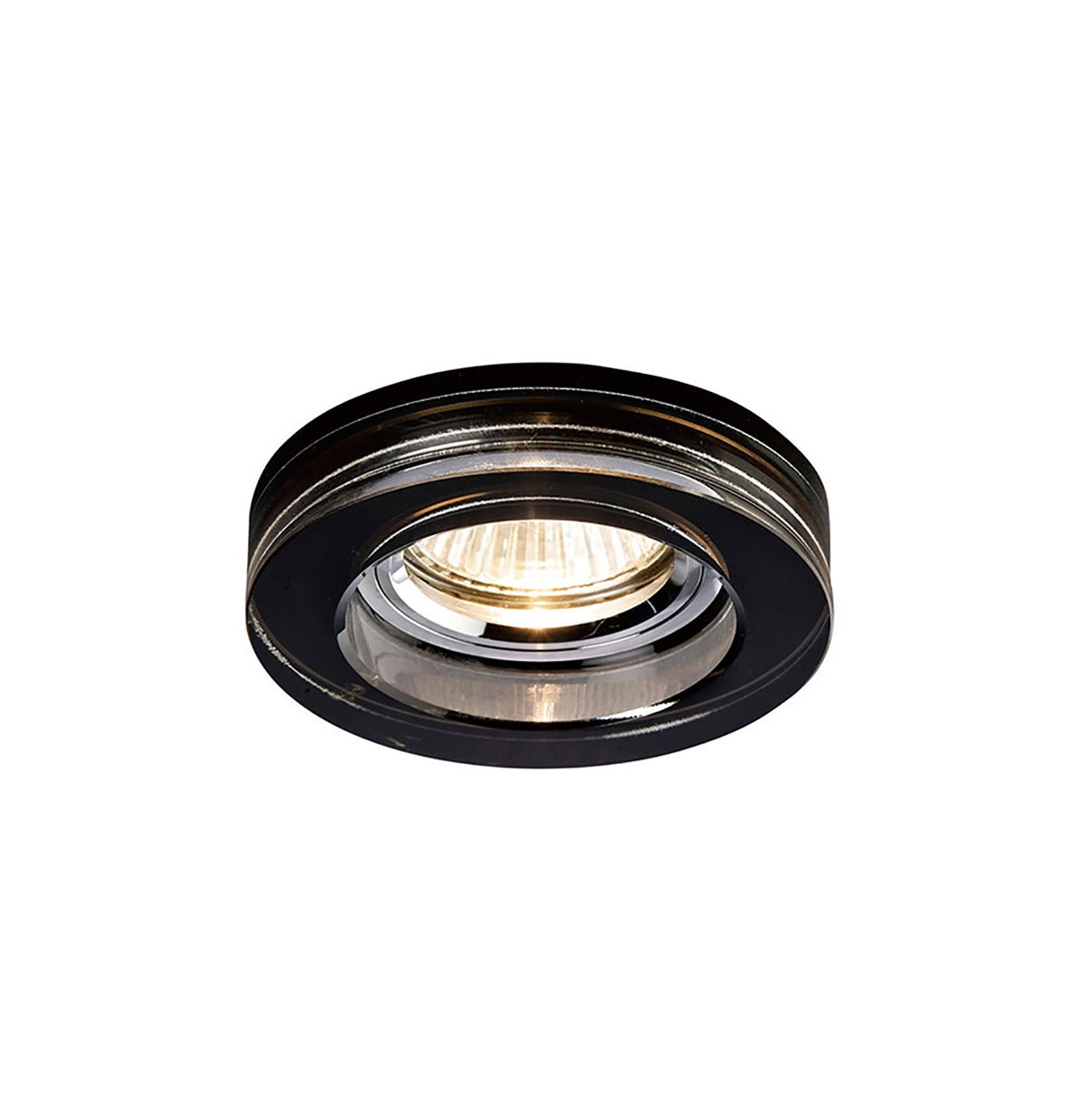 Diyas Deep Round Rim in Black Crystal - RIM ONLY