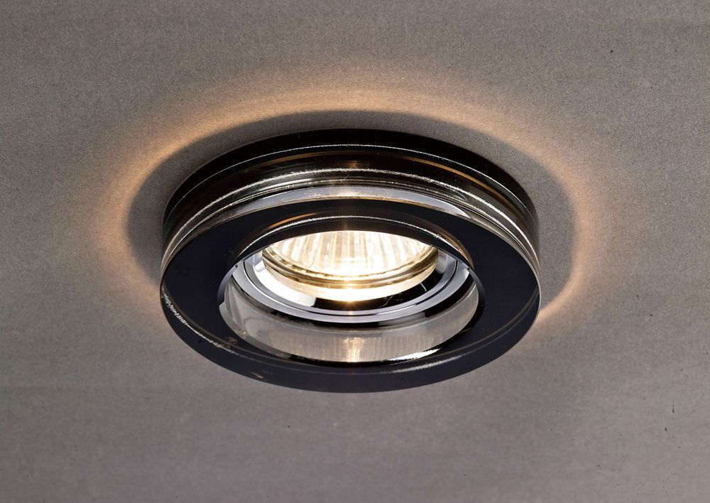 Diyas Deep Round Rim in Black Crystal - RIM ONLY