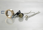 Diyas Downlight Component Kit with Lampholders and Retaining Ring in French Gold