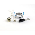 Diyas Downlight Component Kit with Lampholders and Retaining Ring in Polished Chrome