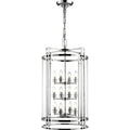 Diyas Eaton 12 Light Ceiling Lantern in Polished Chrome