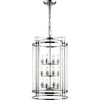 Diyas Eaton 12 Light Ceiling Lantern in Polished Chrome