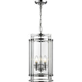 Diyas Eaton 3 Light Ceiling Lantern in Polished Chrome