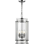 Diyas Eaton 3 Light Ceiling Lantern in Polished Chrome