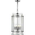 Diyas Eaton 4 Light Ceiling Lantern in Polished Chrome