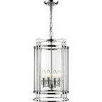 Diyas Eaton 4 Light Ceiling Lantern in Polished Chrome