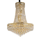 Diyas Frances 14 Light Pendant Light in Gold with Crystal