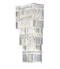 Diyas Gianni 4 Light Wall Light in Polished Chrome with Crystal