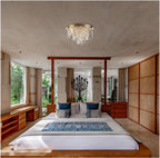 Diyas Maddison 6 Light Round Ceiling Light in Polished Chrome with Crystal