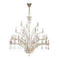 Diyas Orlando 21 Light Pendant Light in French Gold with Crystal