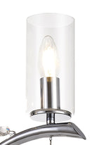 Diyas Rhea 3 Light Pendant Light in Polished Chrome with Crystal