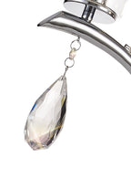 Diyas Rhea 3 Light Pendant Light in Polished Chrome with Crystal