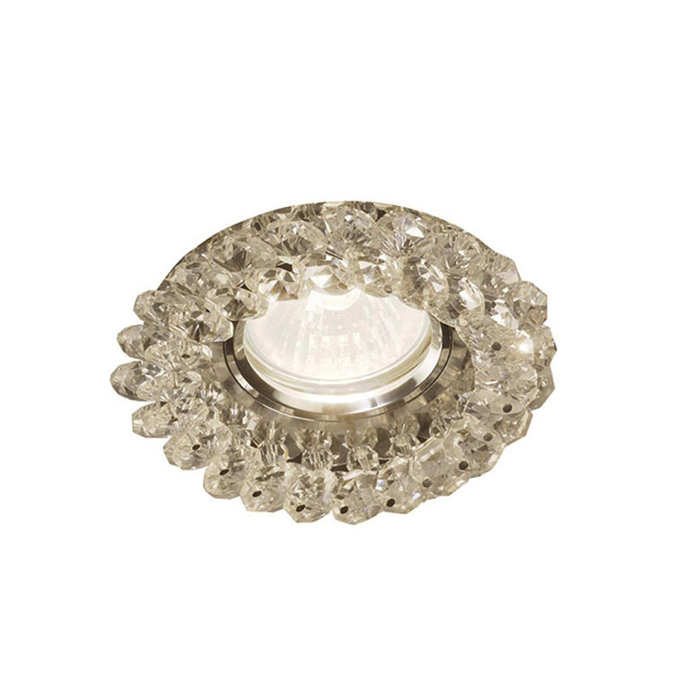 Diyas Round Rim in French Gold  with Clear Crystal - RIM ONLY