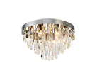 Diyas Sophia 10 Light Ceiling Light in Polished Chrome with Crystal