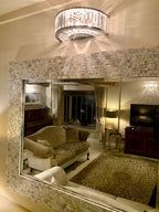 Diyas Torre 3 Light Wall Light in Polished Chrome with Crystal