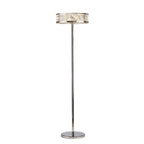 Diyas Torre 5 Light Floor Lamp in Polished Chrome with Crystal