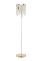 Diyas Wisteria 4 Light Floor Lamp in Polished Nickel