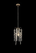 Diyas Wisteria Round Pendant Light in French Gold