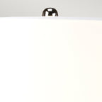 Elstead Ying Table Lamp with White Tapered Drum Shade