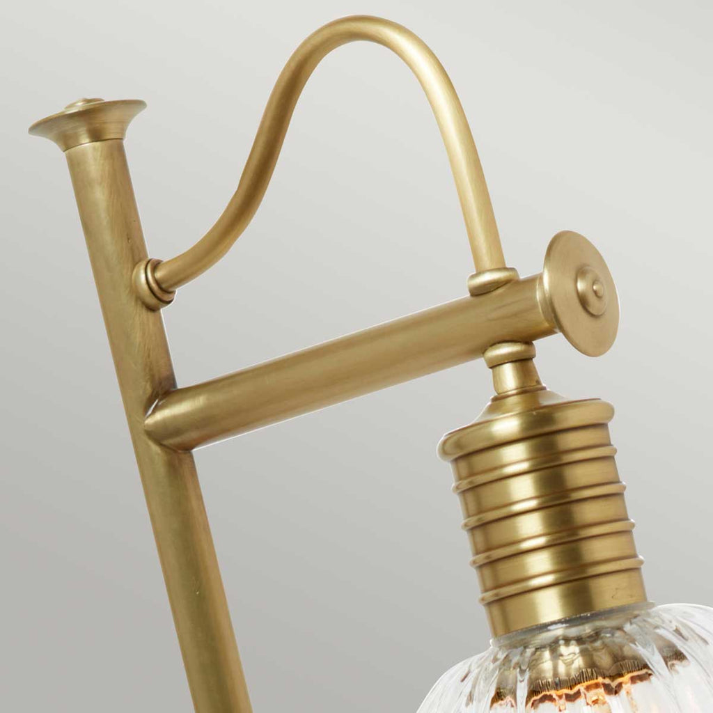 Elstead Douille Table Lamp in Aged Brass