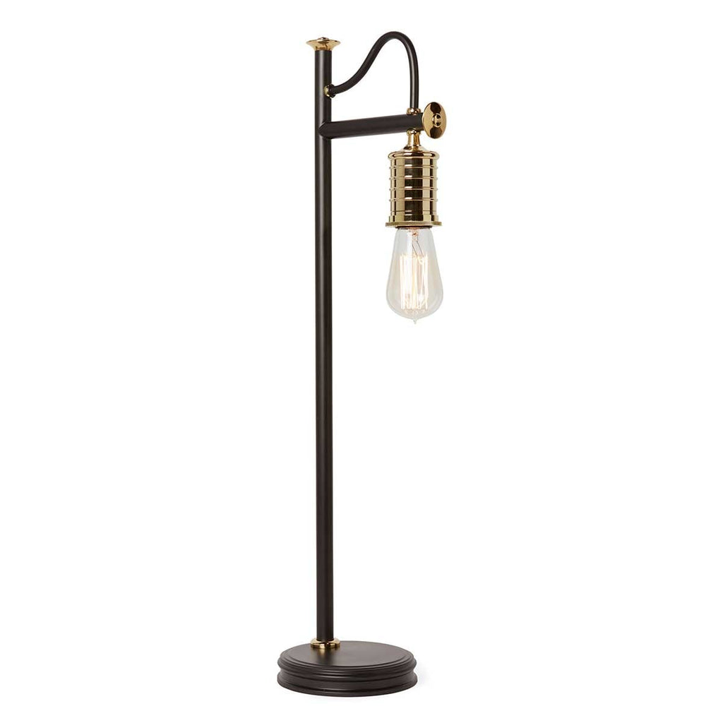 Elstead Douille Table Lamp in Black and Polished Brass
