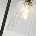 Elstead Douille Table Lamp in Black and Polished Brass