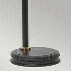 Elstead Douille Table Lamp in Black and Polished Brass