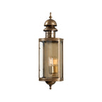 Elstead Downing Street Outdoor Coastal Wall Lantern in Solid Brass
