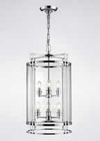 Diyas Eaton 6 Light Pendant Light in Polished Chrome